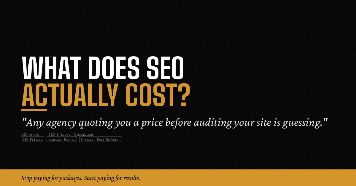 seo cost in nigeria