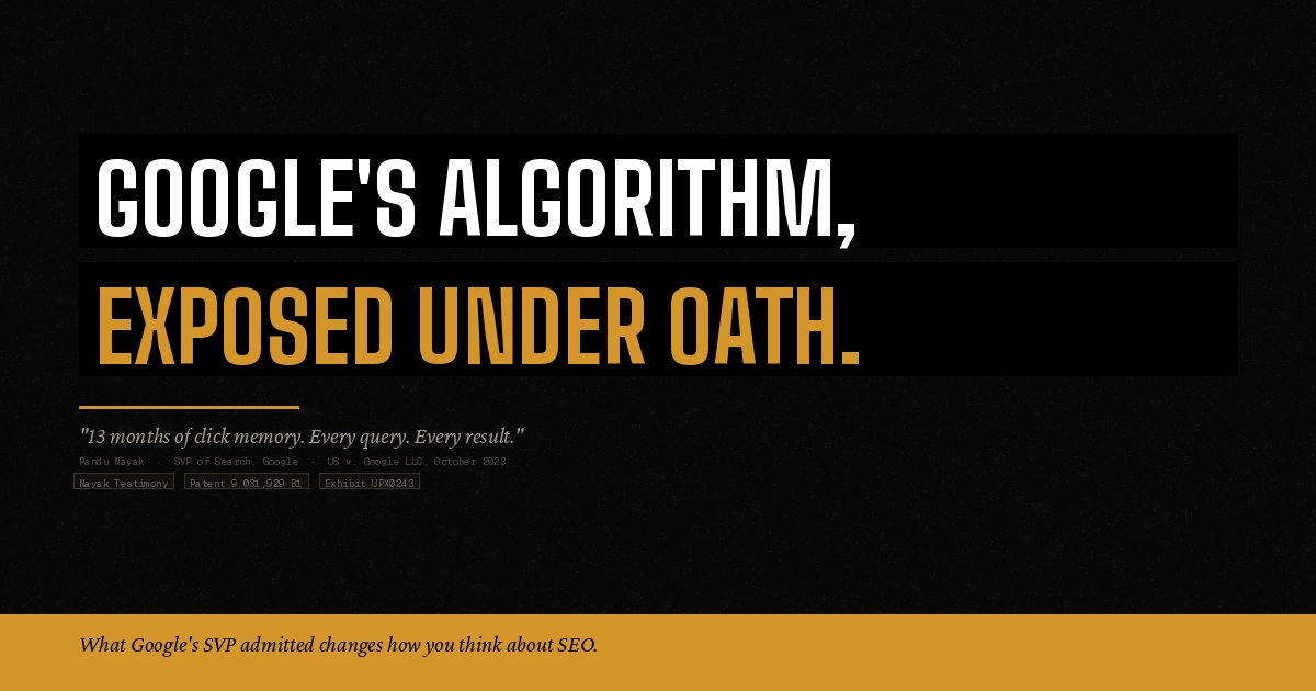 how Google ranks websites